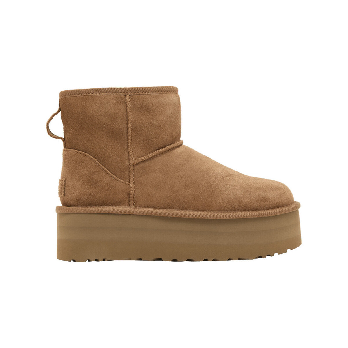 UGG  Classic Mini Platform Boot Chestnut (Women's)  Béžová