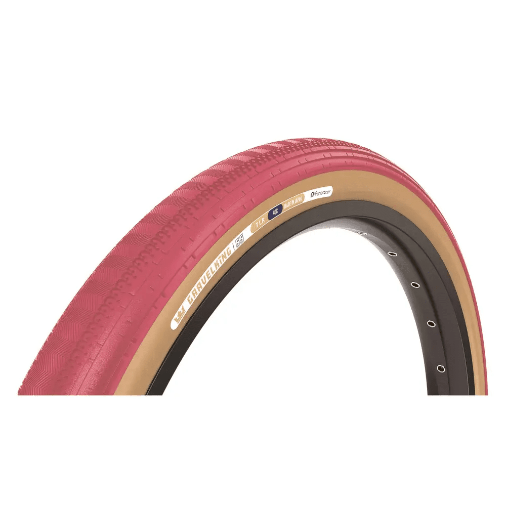 Panaracer GravelKing SS 700x40 gravel plášť cranberry/hnědá kevlar