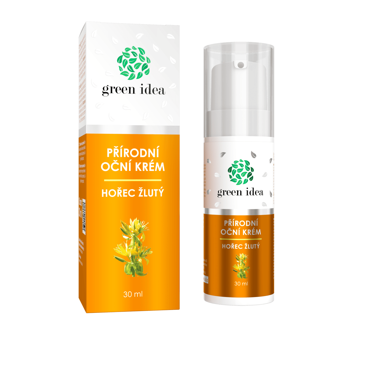 Green idea Přírodní oční krém Hořec žlutý 30 ml