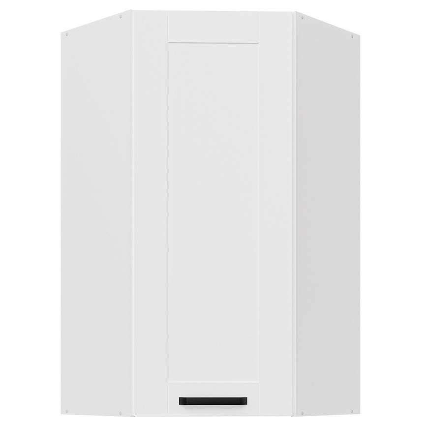 Kuchyňská skříňka Luna bílý matná/bílý 60x60 GN-108 1F (45°)