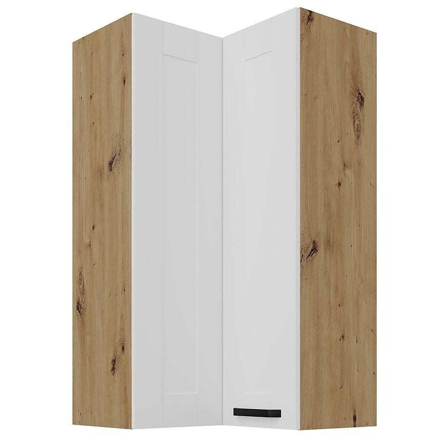 Kuchyňská skříňka Luna bílý matná/artisan 60x60 GN-108 2F (90°)