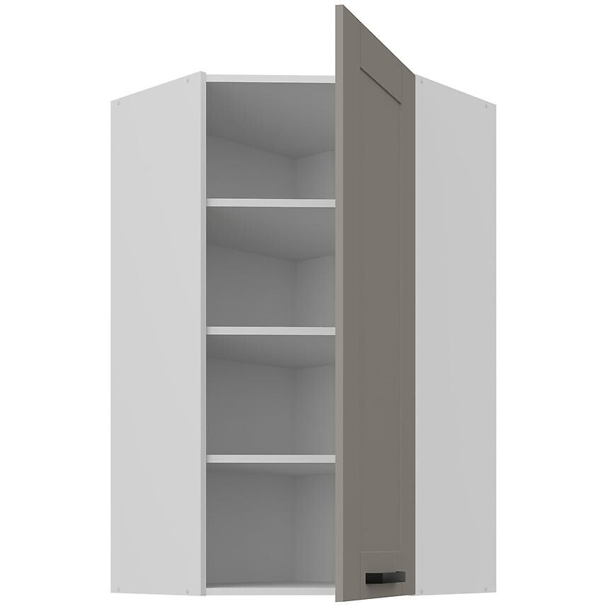 Kuchyňská skříňka Luna claygrey/bílý 60x60 GN-108 1F (45°)