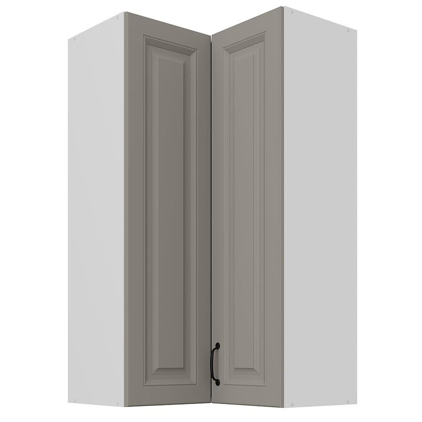 Kuchyňská skříňka Stilo claygrey/bílý 60x60 GN-108 2F (90°)