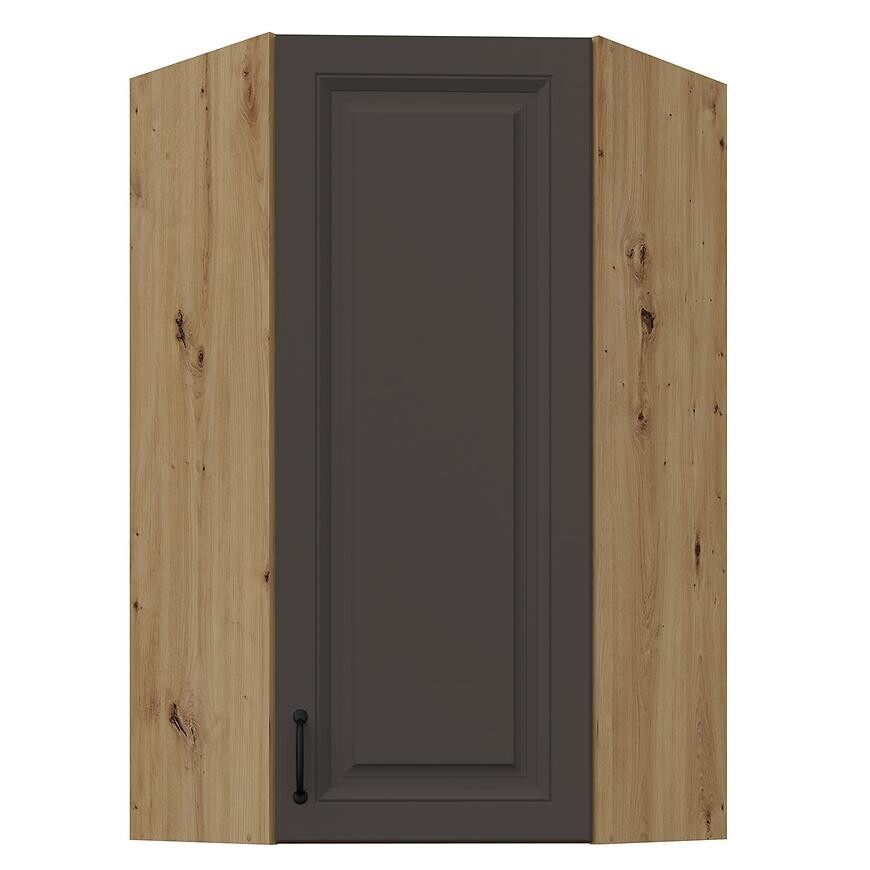 Kuchyňská skříňka Stilo grafit matná/artisan 60x60 GN-108 1F (45°)