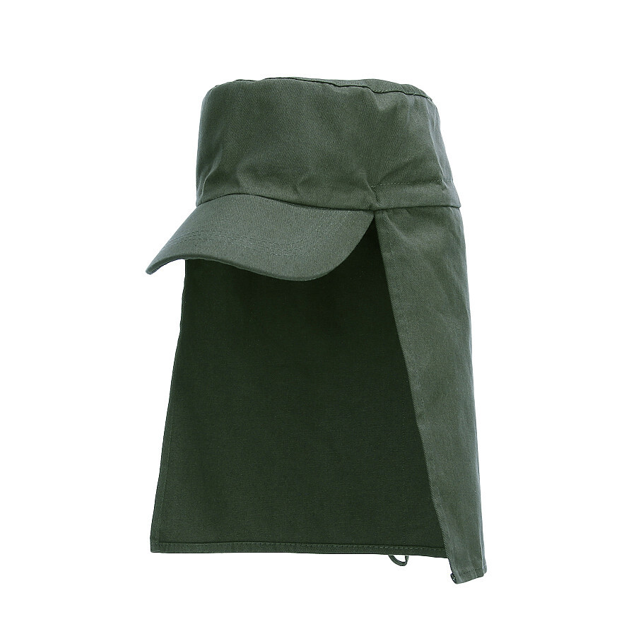 Čepice s ochranou krku Fostex Fieldcap Neck - olivová