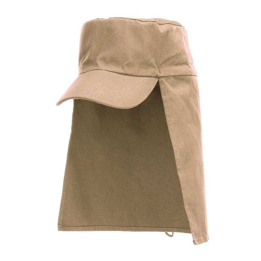 Čepice s ochranou krku Fostex Fieldcap Neck - béžová