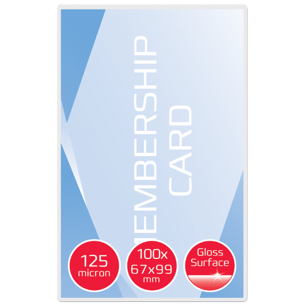 GBC Laminovací kapsy na jmenovky 67x99mm 125Mic clear 100pcs