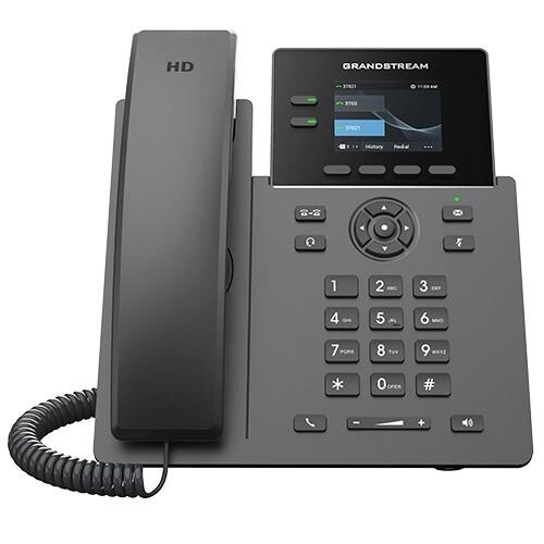 Grandstream GRP2610P SIP telefon, 2 linky, 8 VPK, barevný LCD, 2 SIP účty, PoE