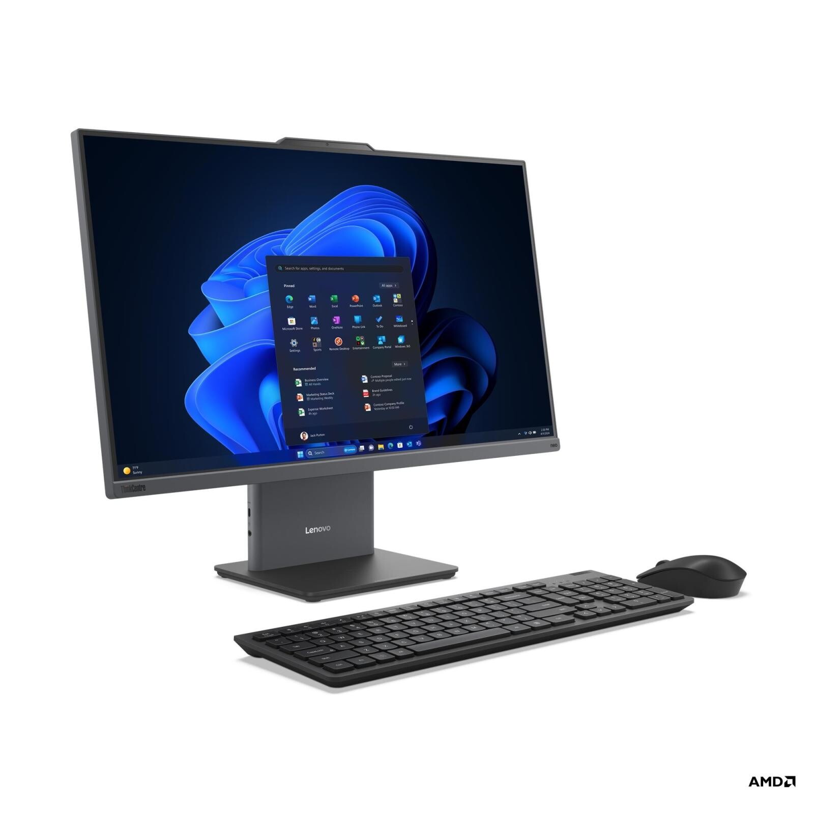LENOVO PC AiO ThinkCentre neo 55a-24 G6 - Ryzen7 AI 350, 23.8\