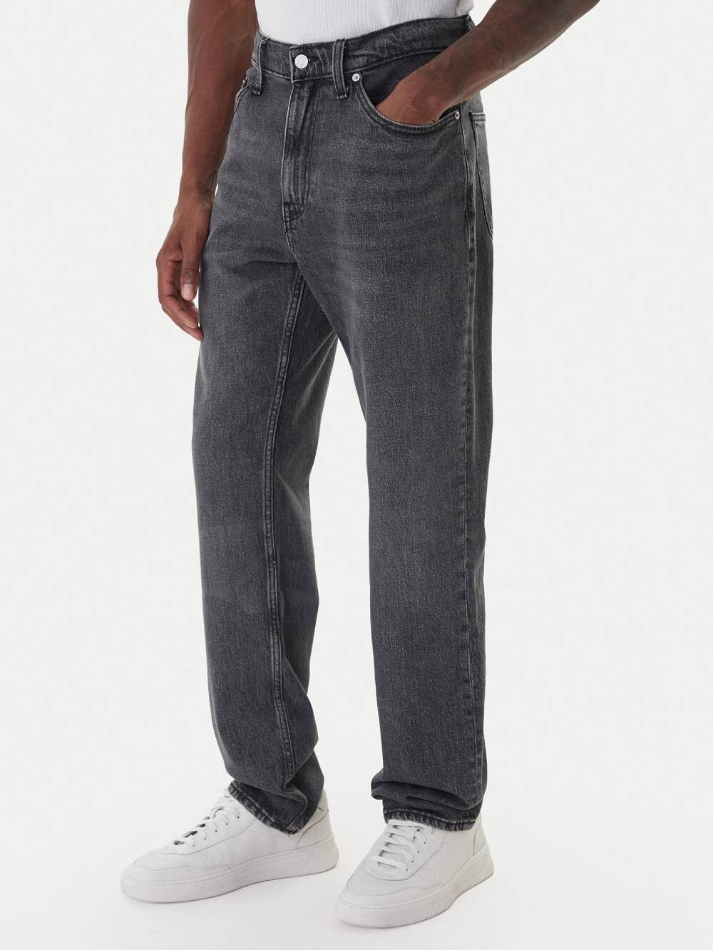 Tommy Jeans pánské černé džíny DM0DM213551BZ 30/32