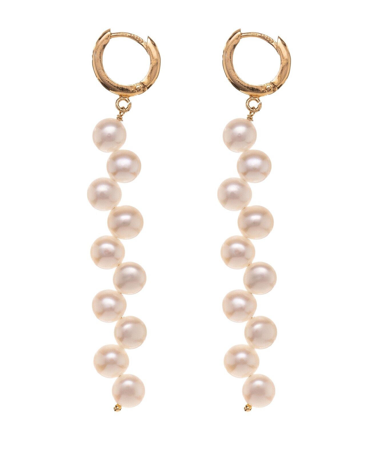 Alisia Jedinečné dlouhé náušnice s pravými perlami AL5150.01.000