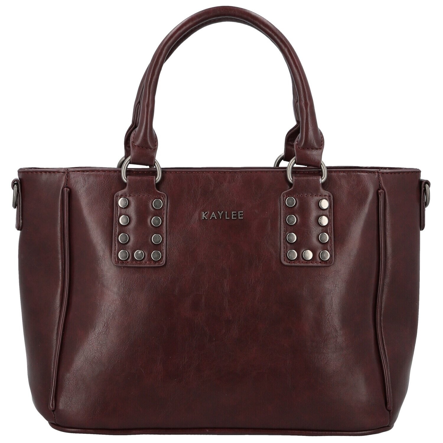 Dámská kabelka do ruky tmavě vínová - Firenze Matia vínová