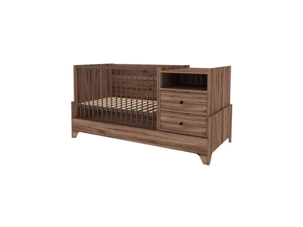 Faktum Kombi postýlka Nest Walnut 70x120