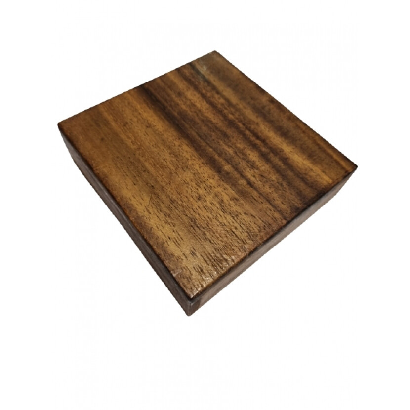 Krabička se žolíkovými karty a kostkami - hnědá