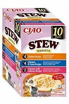 Churu Cat BOX Stew Chick.&Chick.Tuna&Chick.Salm.10x40g
