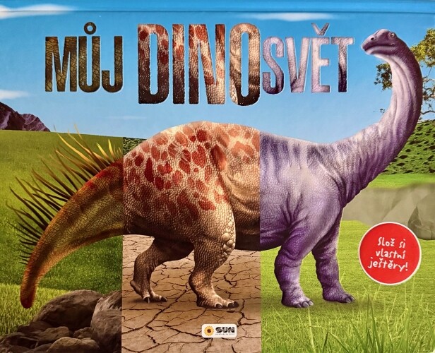 Můj DINO Svět - Slož si vlastní ještěry - XL Kniha | Neuveden