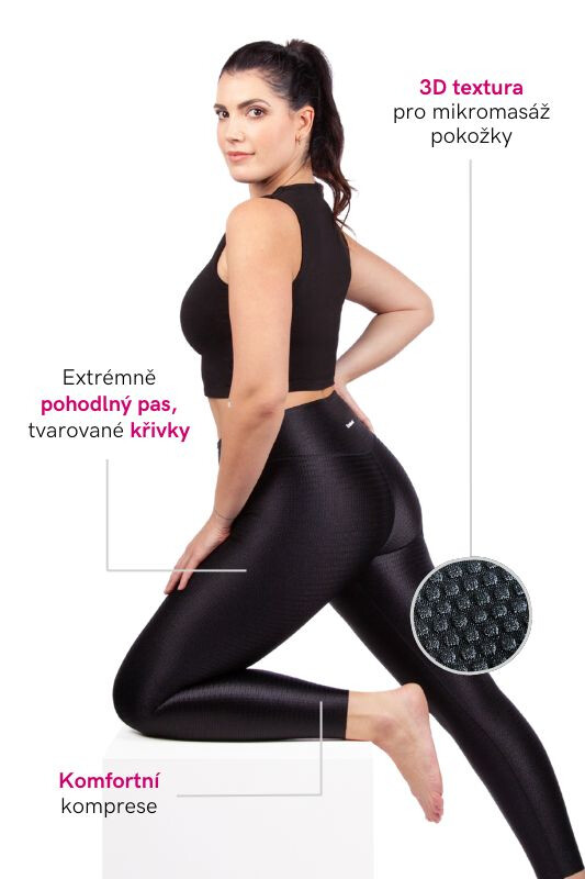 LIPOELASTIC Dámské kompresní legíny FLOW leggings Velikost: XS