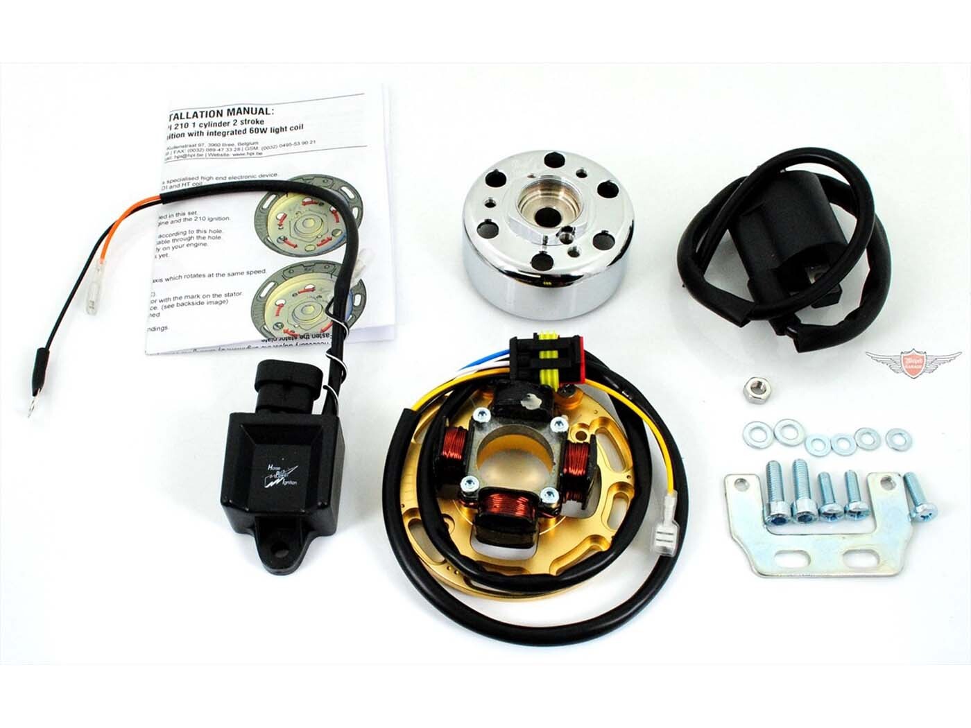 Diverse / Import Zapalování 60 W, setrvačník 71 mm 310 g, kužel 16,4 mm x 13 mm, pro Sachs 50 S, 80, 125, 175, Hercules K 50, KX, KTM Comet, RSL, RSW, DKW RT 159