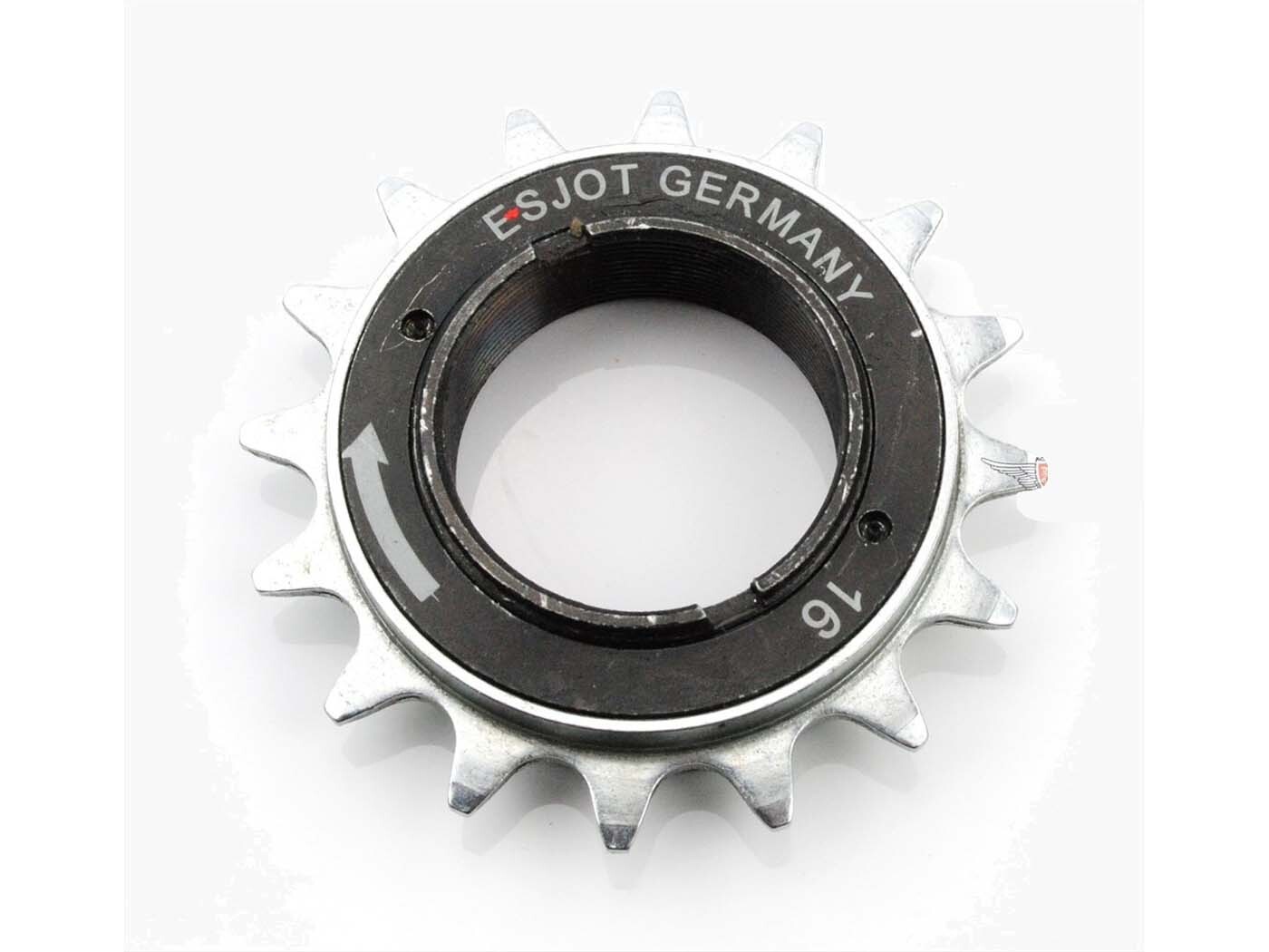 Volnoběžný pastorek Esjot ocelový 16 zubů M34x1 pro Piaggio Ciao, SI, Bravo, Zündapp Automatic typ 442, 444, Kreidler MF, MP 2