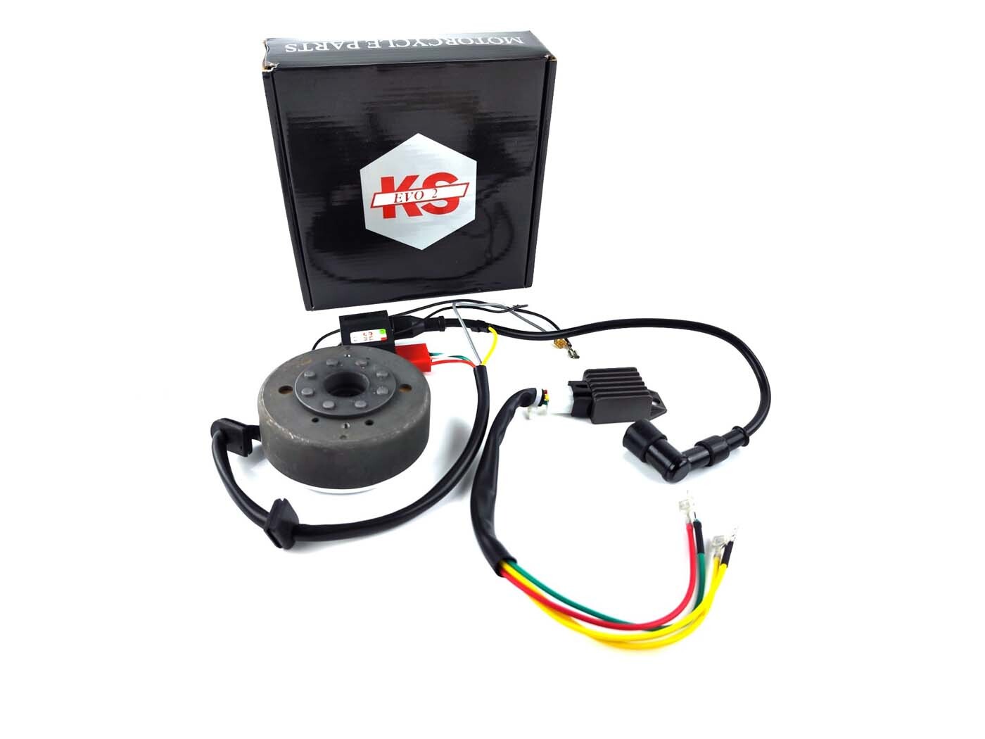 Diverse / Import Sada zapalování 12 V 70–80 W 90 mm pro Kreidler Florett RS, RMC, RM, TM, LF, LH, Flory, Puch Monza, Cobra, Zündapp CS 50 Typ 448, GTS 529, 517, C Sport KS 530, Hai 25 WC TT