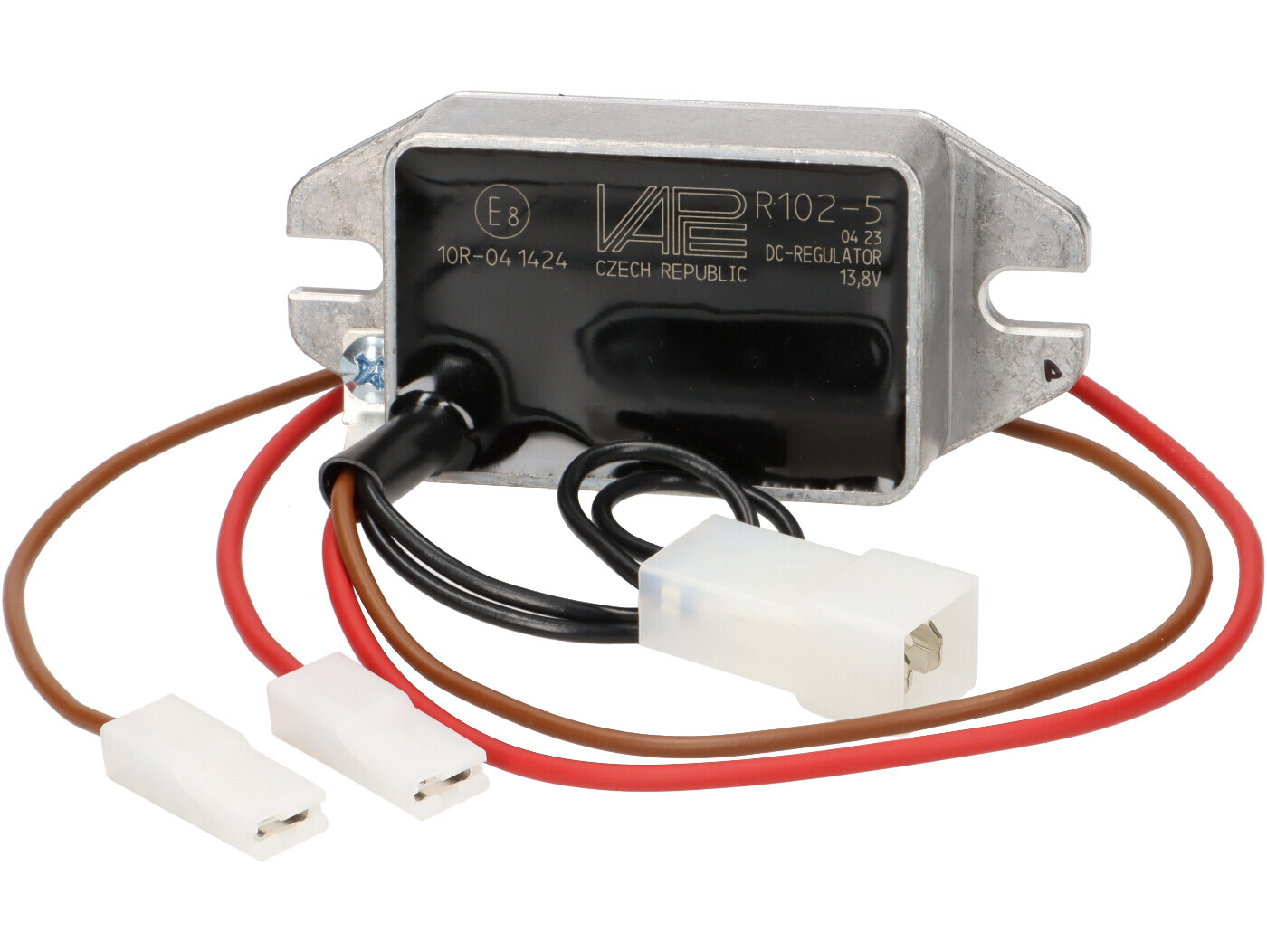 Regulátor napětí a usměrňovač VAPE 12 V DC, plnouvlnný regulátor, nabíjecí napětí DC 13,8 V, proud 8 A pro zapalovací systémy VAPE