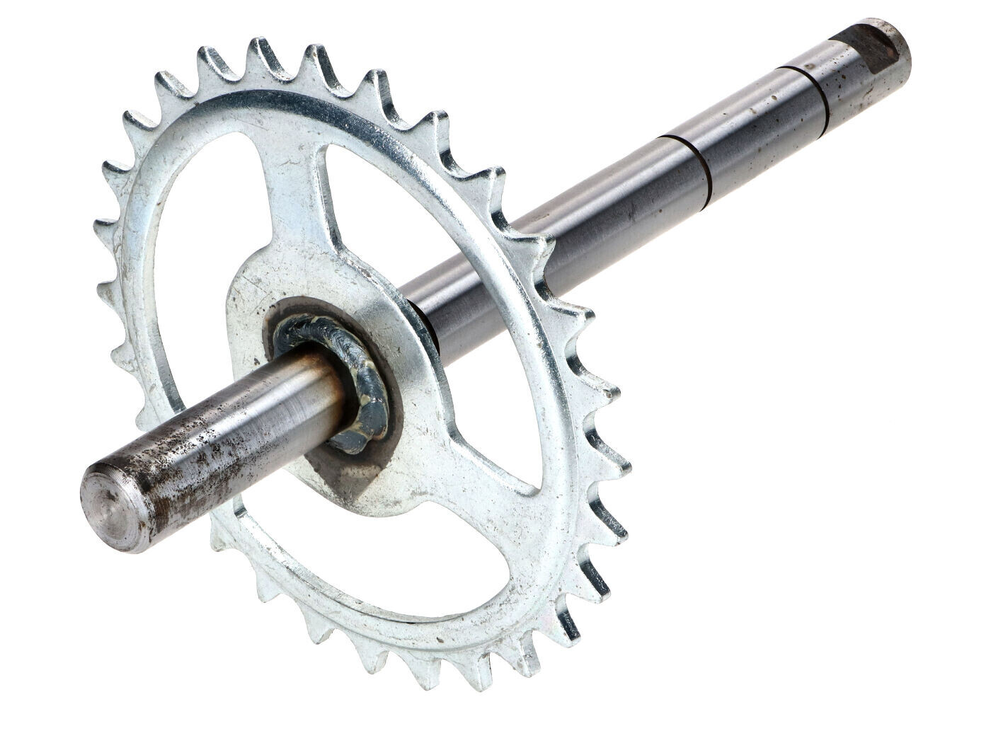 Diverse / Import Osa klik pedálů 28 zubů 16 mm 210 mm pro Mobylette, MBK 51