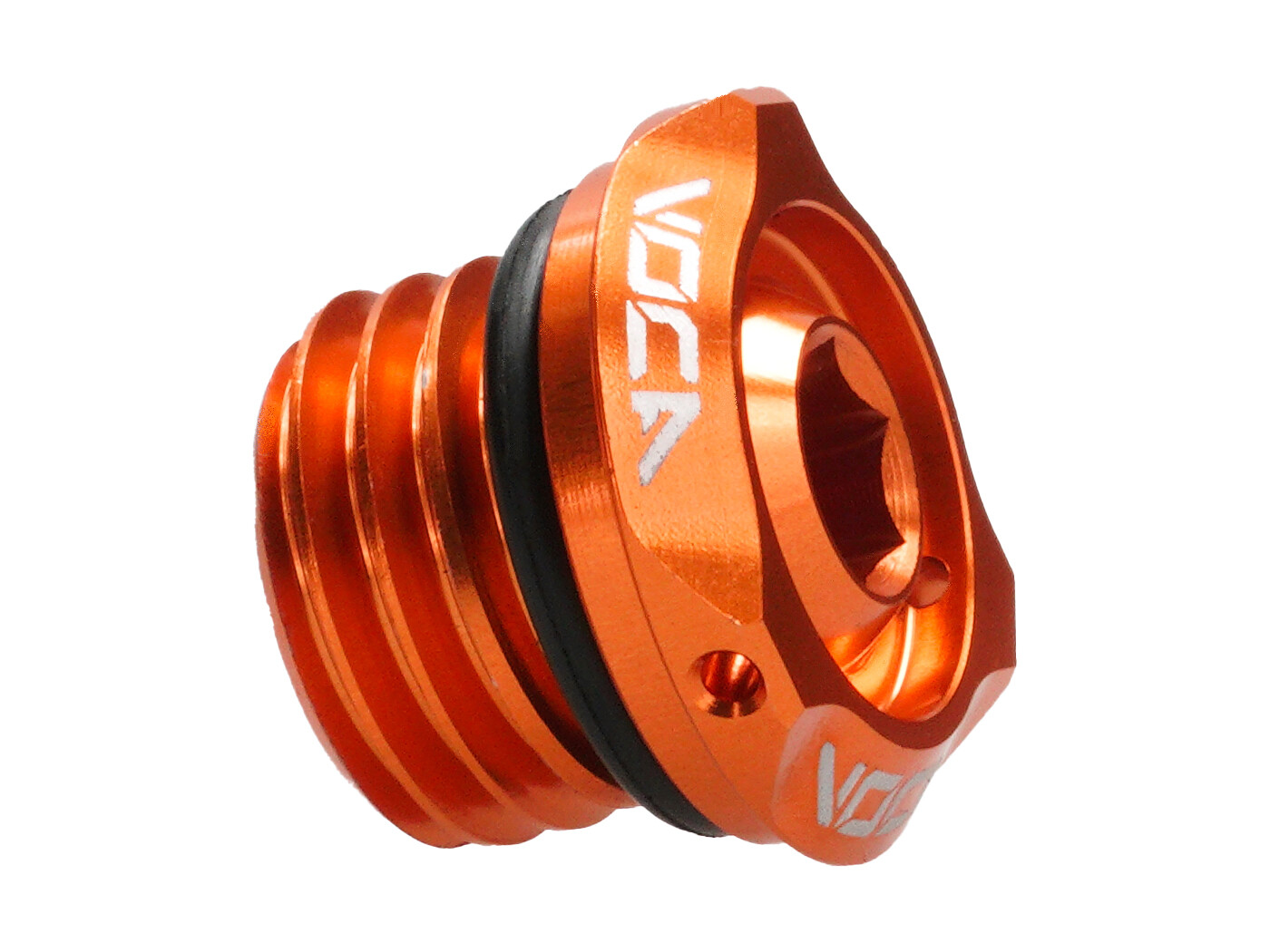 Voca Racing Zátka olejového plnění VOCA V2 CNC oranžová pro Minarelli AM, Generic, KSR-Moto