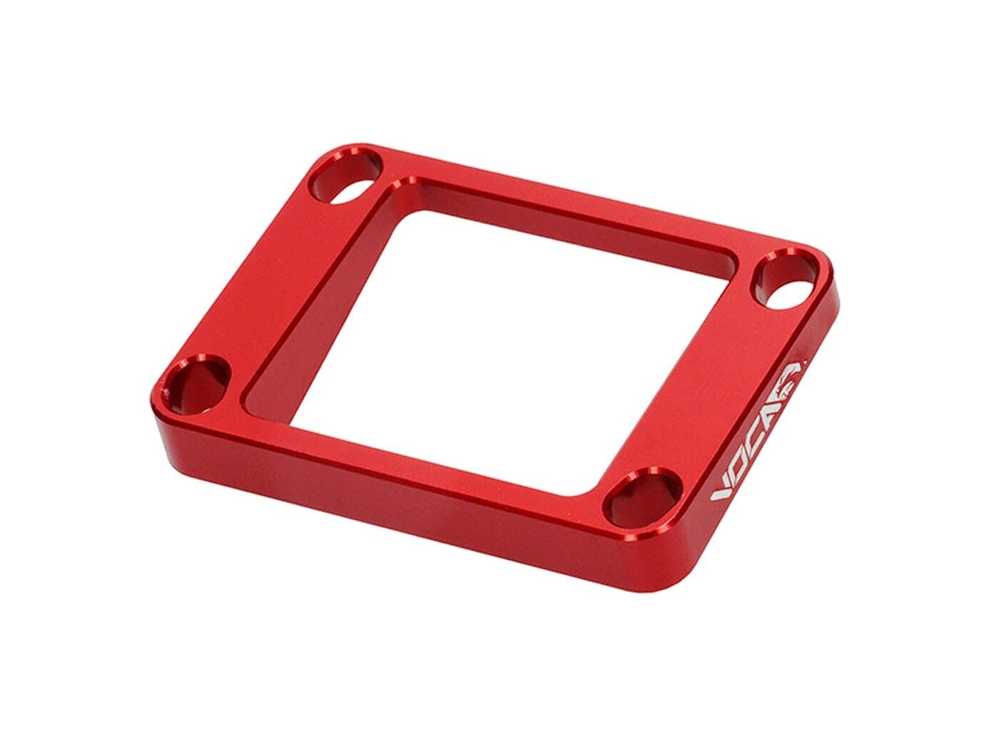 Voca Racing Distanční podložka membránového bloku Voca CNC 5° 5 mm červená pro Derbi AM6 50