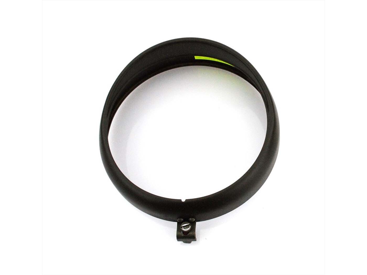 Diverse / Import Kroužek světlometu, světlý otvor cca 130 mm, montážní průměr 143 mm, barva olivově zelená, pro Hercules K 125 BW, Kreidler Florett RS RM, 50, DKW RT 159, KTM Puch