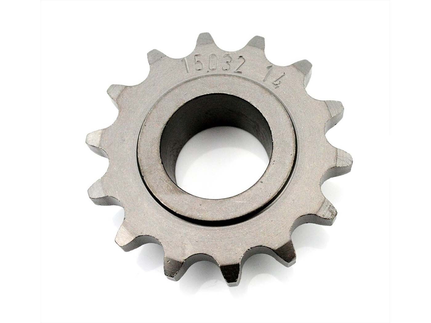 Pastorek Esjot ocelový 14 zubů 23x24 mm pro Hercules K 125 BW, 100, 105, GS, DKW, KTM, Rixe