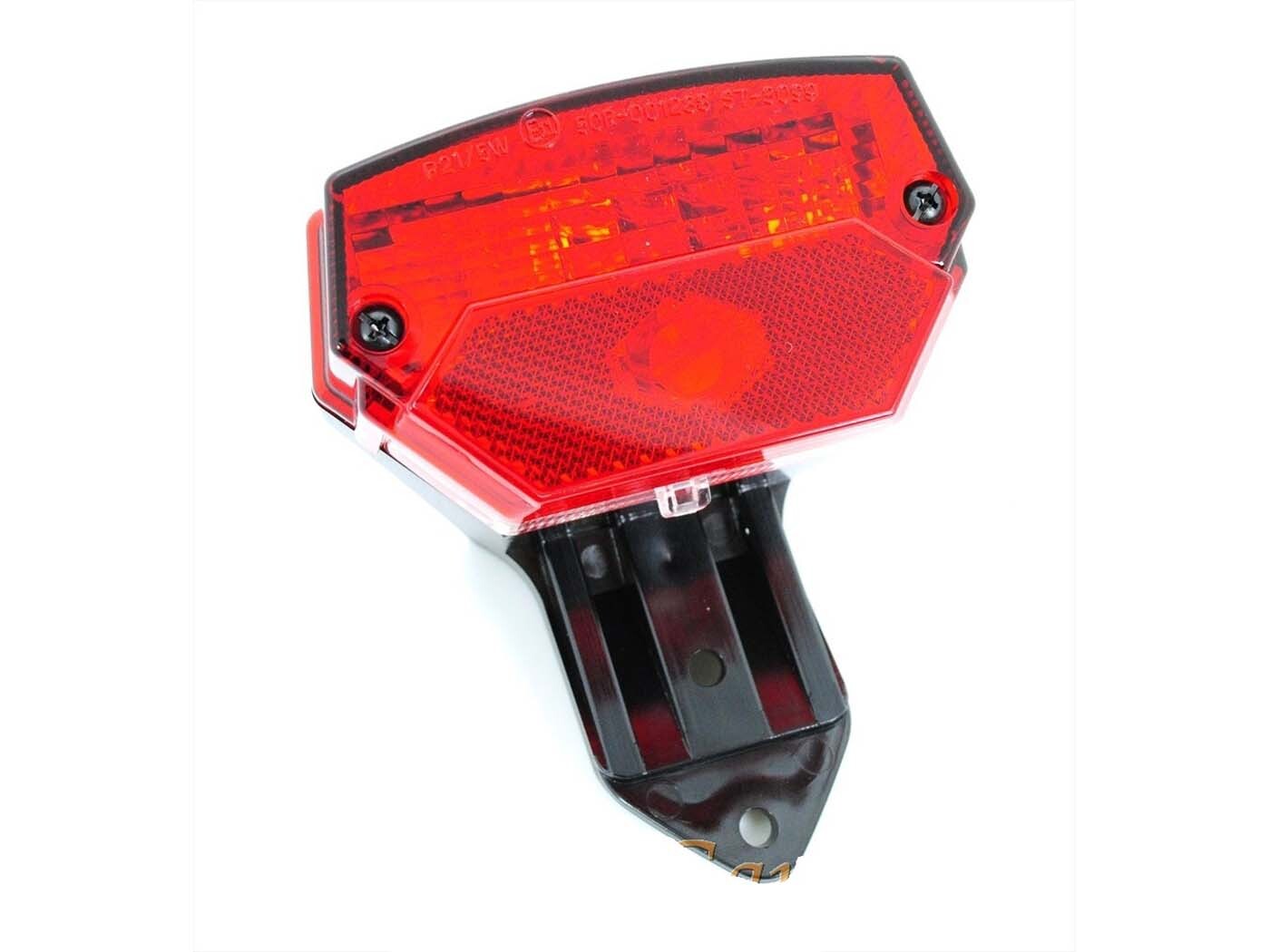 Diverse / Import Zadní světlo typ 110 mm 63 mm 75 mm 95 mm vysoké 45 mm široké 30 mm 6 Volt 21/3 Watt pro Hercules MK 1, 2, 3, K 50, Kreidler Florett RS, RMC, Zündapp, Puch, mopeds, mopeds, mokicks, mopeds