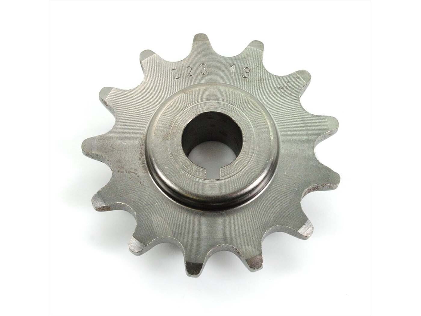 Pastorek Esjot ocelový 13 zubů 13,2 x 11,7 mm pro Hercules MP 2, 4, Miele, DKW, KTM, Rixe moped, moped, mokick