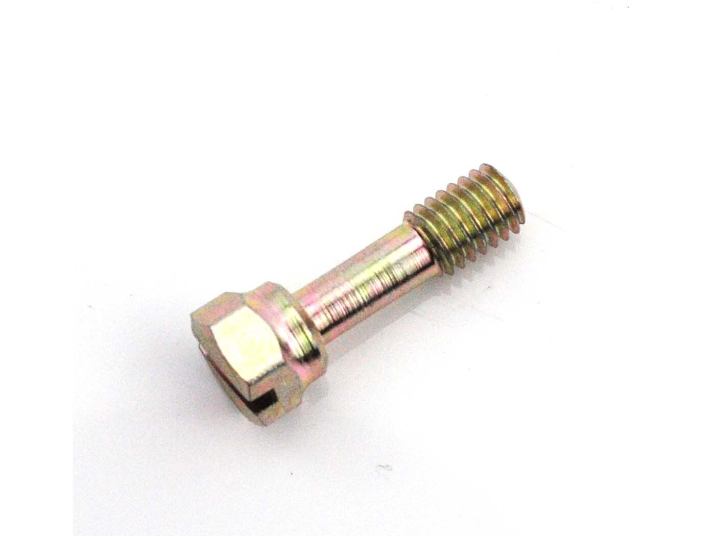 Diverse / Import Šroub pro karburátor Bing, upevňovací šroub, ocelový, 40 mm, pro Zweirad Union typ 1/14/96, Kreidler Florett 1/14/99, Puch DS 50, MC VZ 50 V, R M 50V, SE DSV, DS, SE, R, RM, Racing, S, DSVN, Monza, K 53, ILO L77, L79, Zündapp Bergs