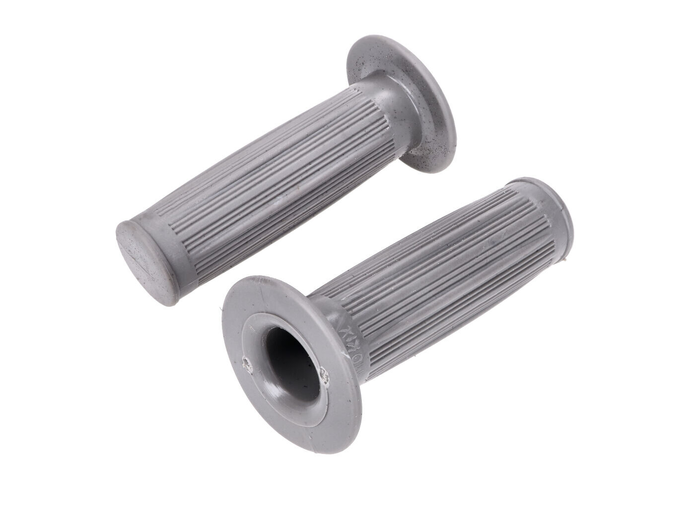 OEM Standard Sada gripů šedá 22/24 mm pro Kreidler Florett LF, Zündapp Sport Combinette, Flory MF, Hercules M, 220, 221, 222, P 1, MP 2, 4, Prima, Miele, DKW, NSU, Göricke, Gritzner moped, moped