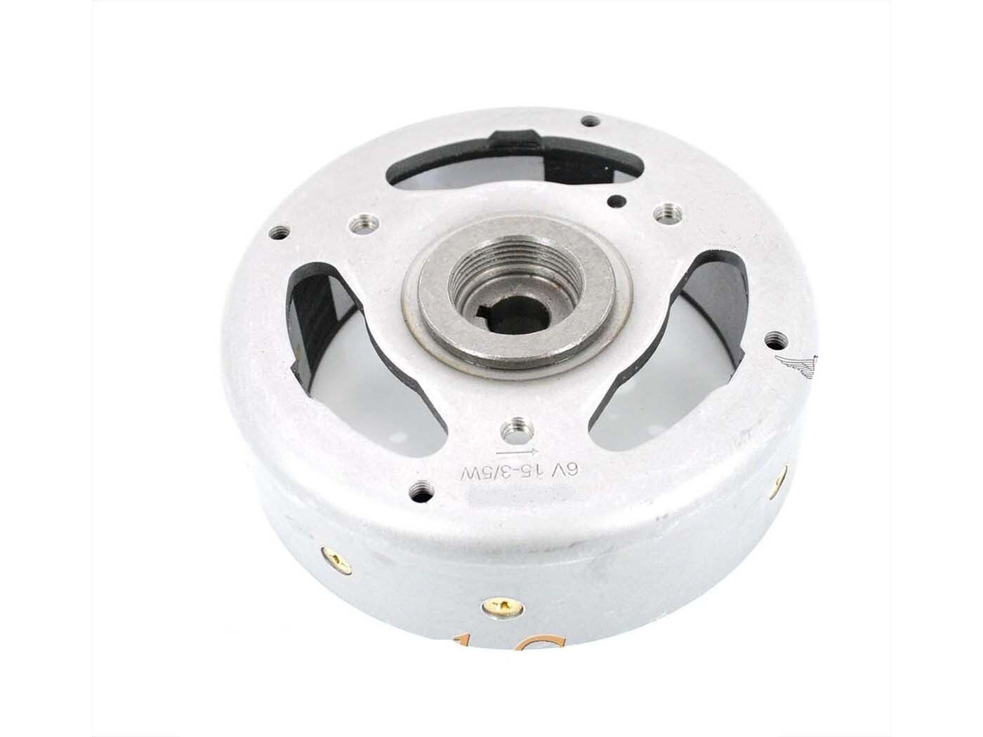 Diverse / Import Setrvačník 6V 15-3/5W levotočivý 12x14,5 mm pro Kreidler Florett, Flory, MF, Zündapp Bergsteiger, CS, CX, GTS, C 50 Sport, Super, KS, ZD, ZL, ZR, Puch Maxi 2 Gang, Monza, KTM, DKW Mofa, Moped, Mokick, KKR