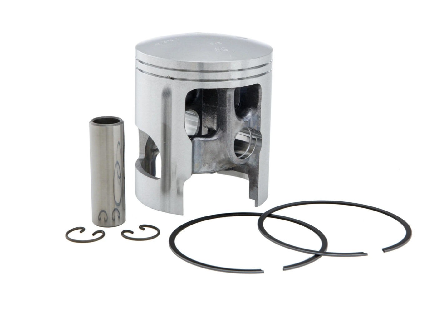 Diverse / Import Píst GRAND SPORT 2.0 pro závodní válec Polini 208 ccm – 2 pístní kroužky – 68,5 mm – 1. výbrus pro Vespa PX 200