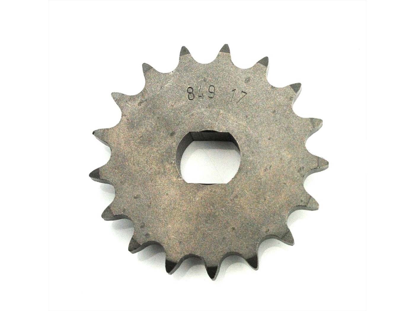 Pastorek Esjot ocelový 17 zubů 20x16 mm typ řetězu 428 pro Zündapp K 80, KS 80 Touring, Super, SX 125, 175