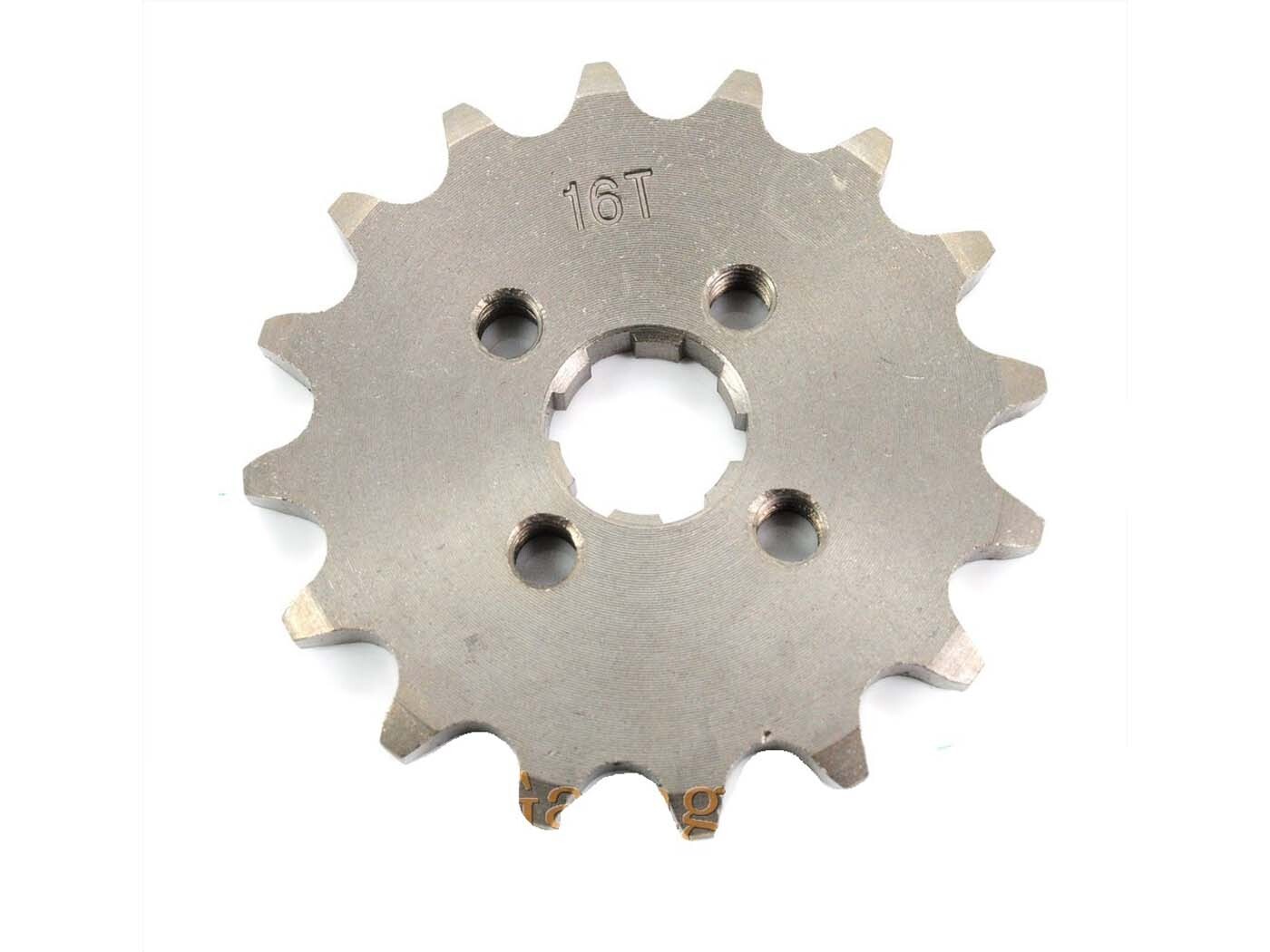 Diverse / Import Ocelový pastorek 16 zubů pro Honda, MB 5, MBX MT MTX Dax, Monkey, 8, 8