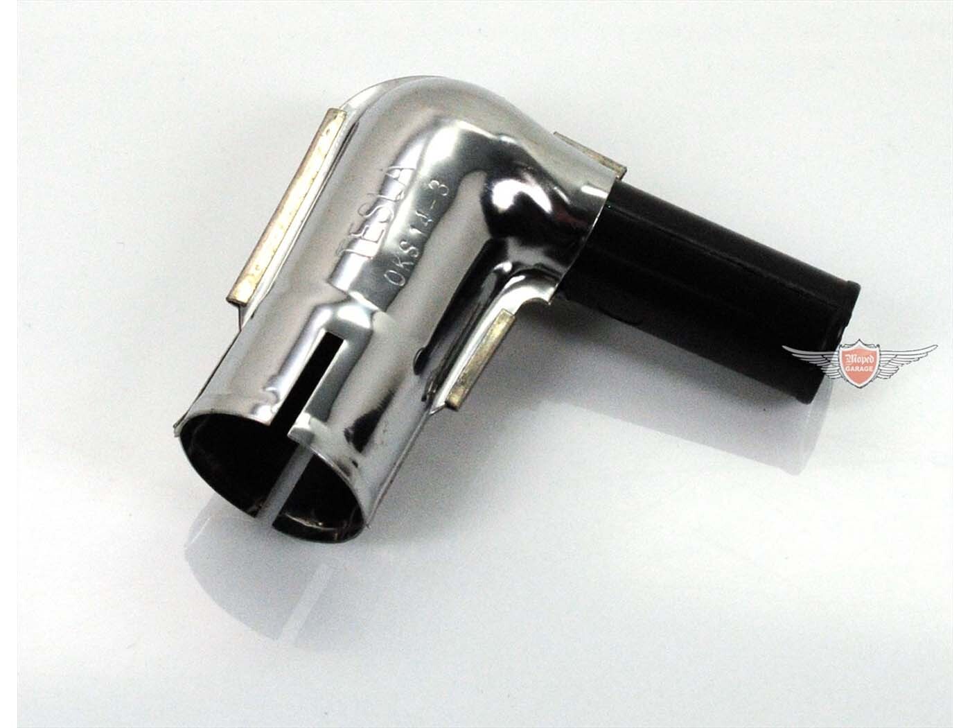 Diverse / Import Fajfka zapalovací svíčky kovová černá typ OKS 14-3 pro TESLA 14-3, Peugeot 101, 102, 103, Mobylette, moped, moped