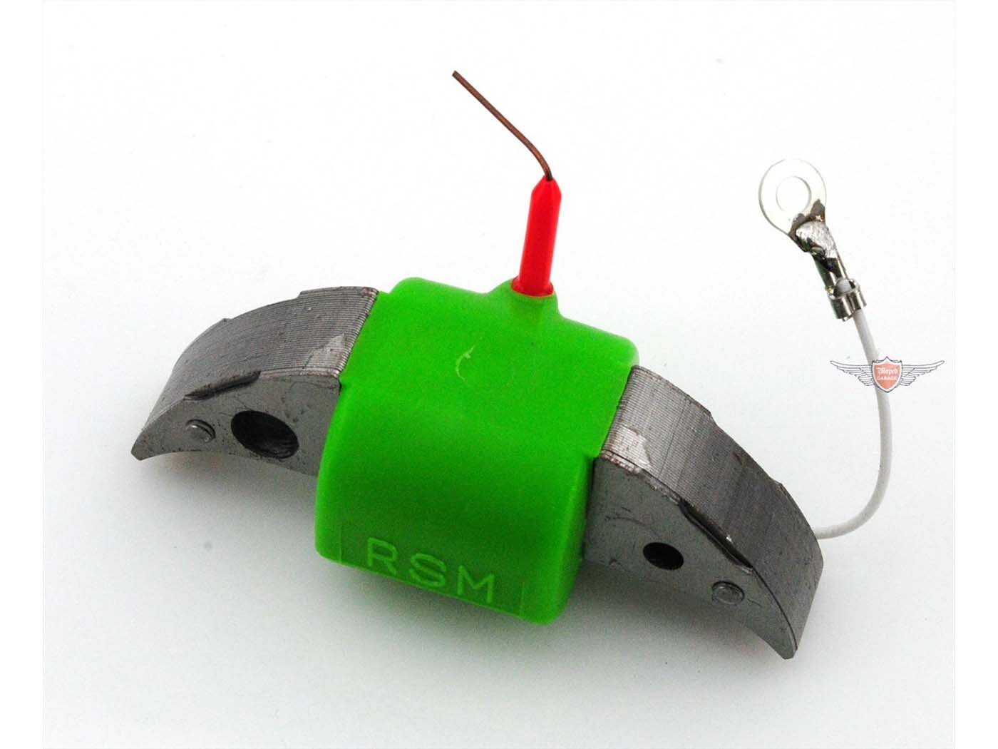 Diverse / Import Vnitřní zapalovací cívka, rozteč montáže 82 mm/48 mm pro Mobylette, MBK, AV 7, 10