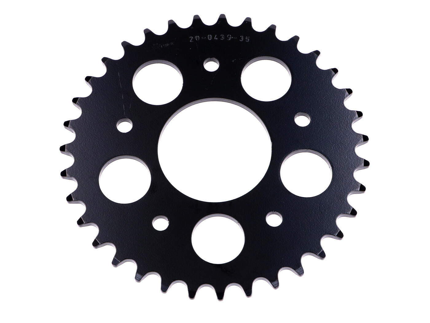 Rozeta Esjot ocelová 35 zubů černá pro Kreidler Florett LF, LH, RMC, RM, Flo