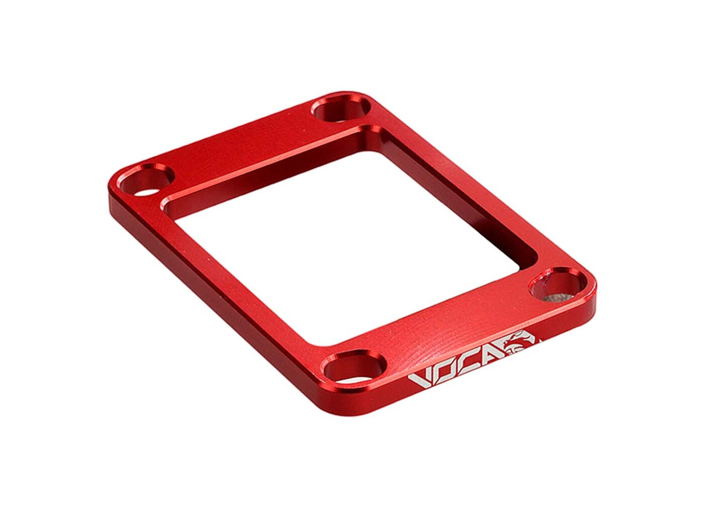 Voca Racing Distanční podložka / distanční deska membránového bloku Voca CNC 5 mm červená pro Derbi AM6 50