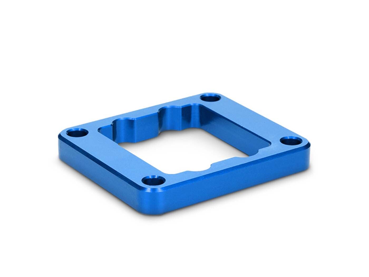 Voca Racing Podložka / distanční deska membránového bloku Voca CNC 10 mm modrá pro Yamaha DT 50