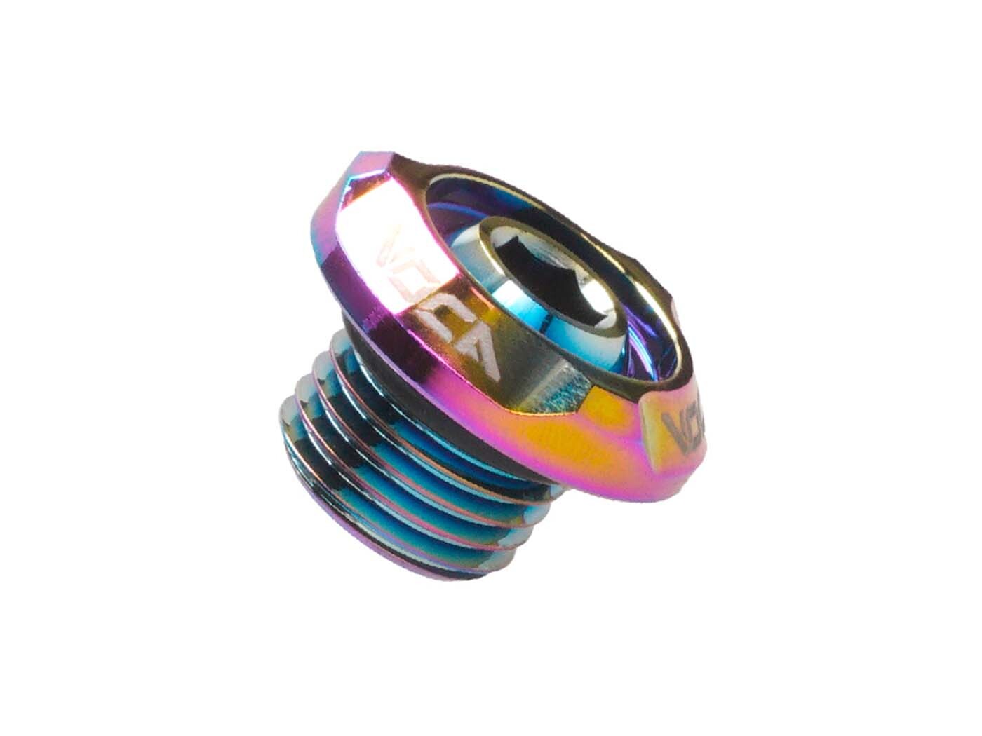 Olejová zátka Voca Racing M14x1.5mm z titanu pro Minarelli horizontal