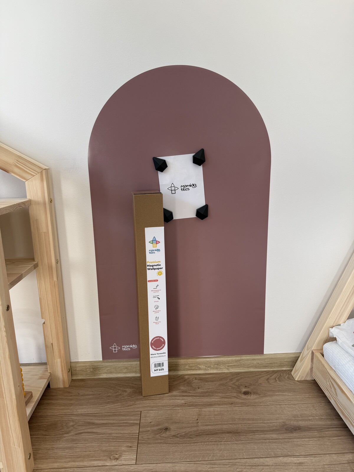 Mamido Tiles Magnetická tapeta na zeď Premium Warm Terracotta MT105