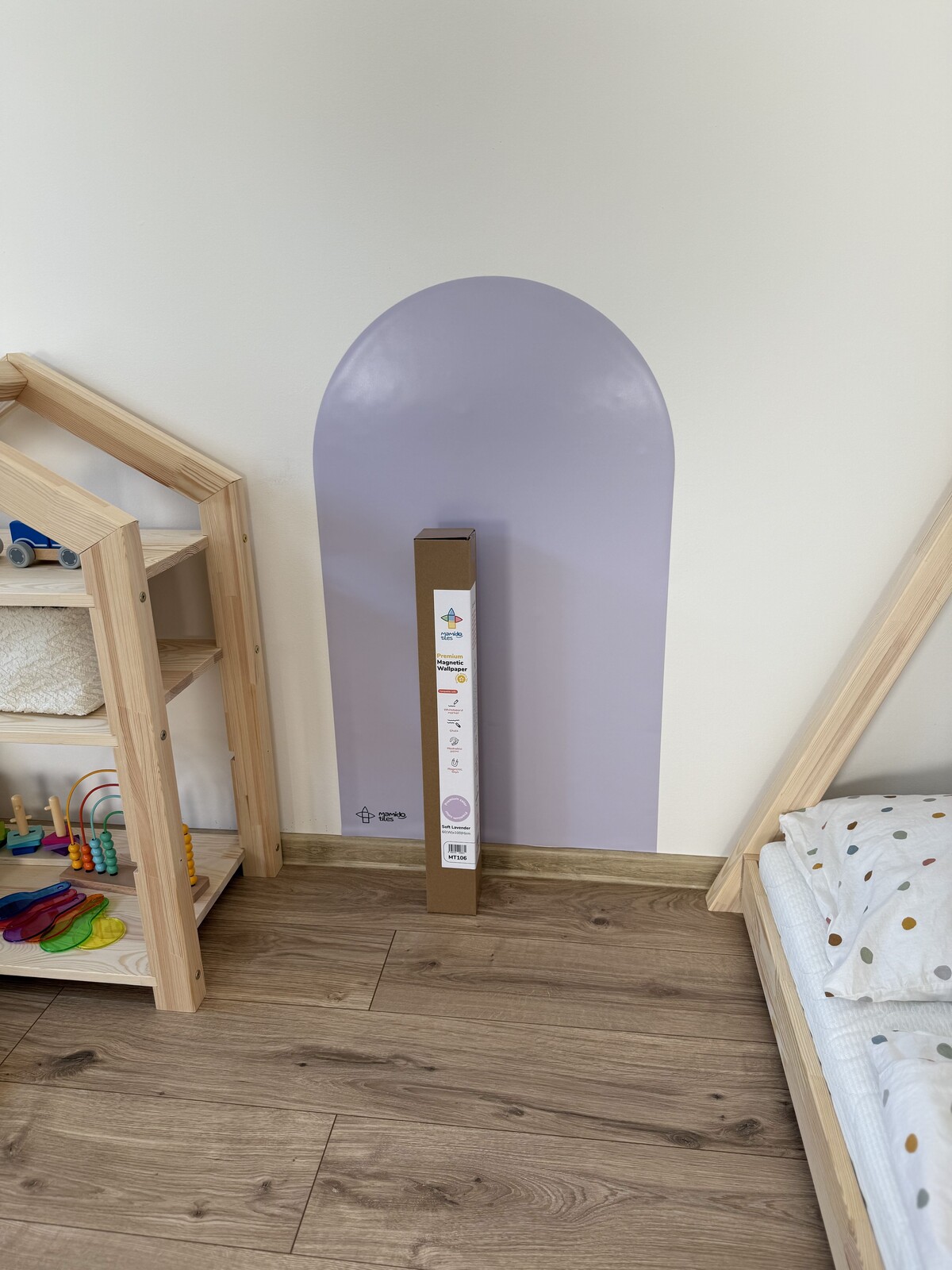 Mamido Tiles Magnetická tapeta na zeď Premium Soft Lavender MT106