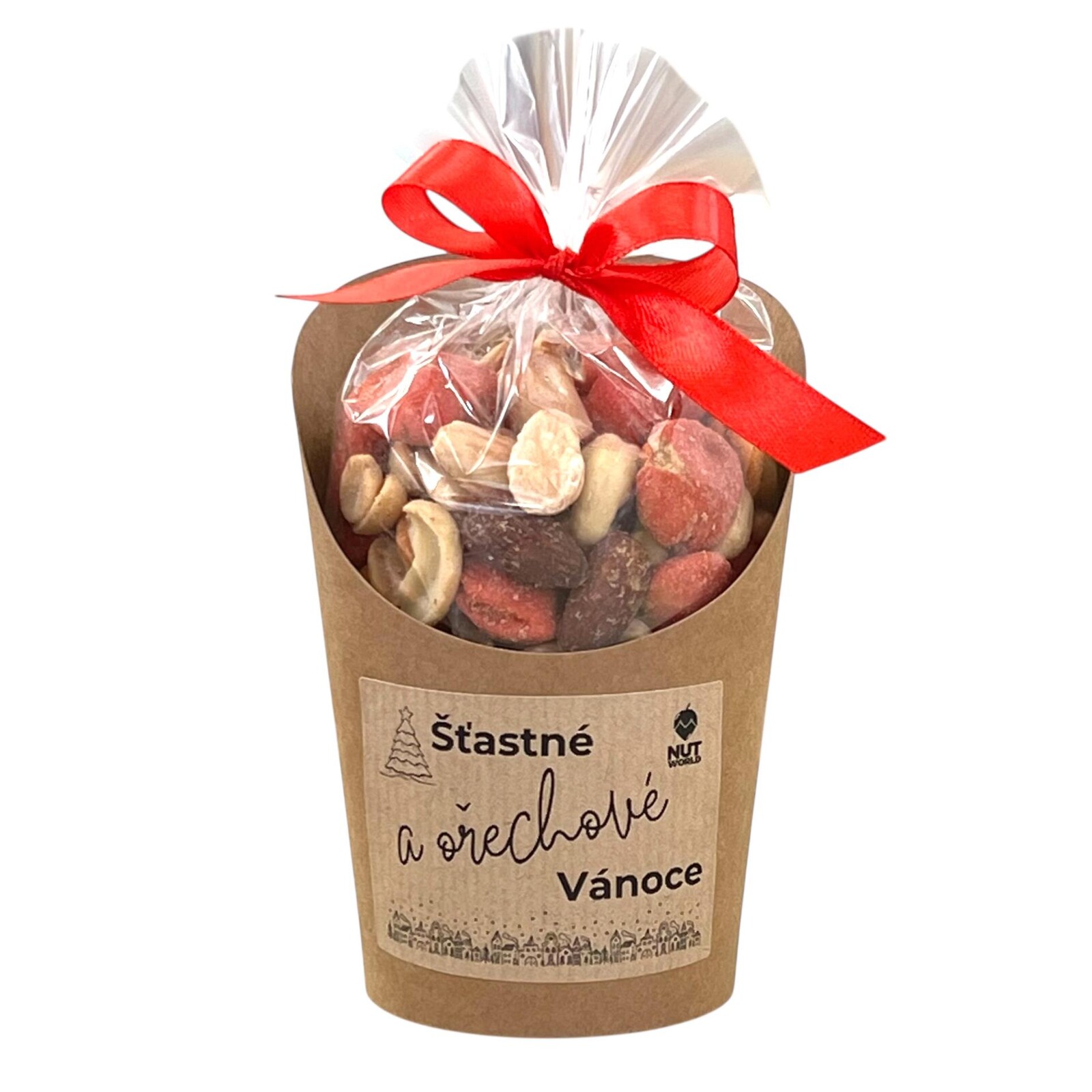 Slaný MIX VÁNOČNÍ v celofánu a kelímku, 180 g