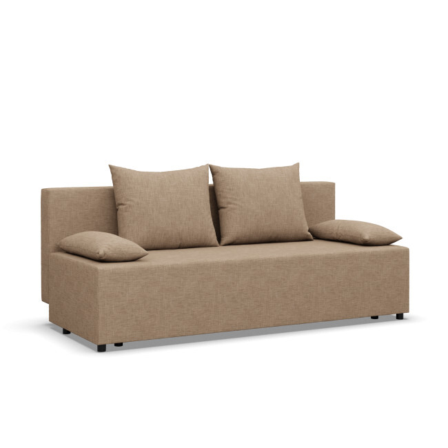 Dvoumístná pohovka FERMO Lux rozkládací, cappuccino