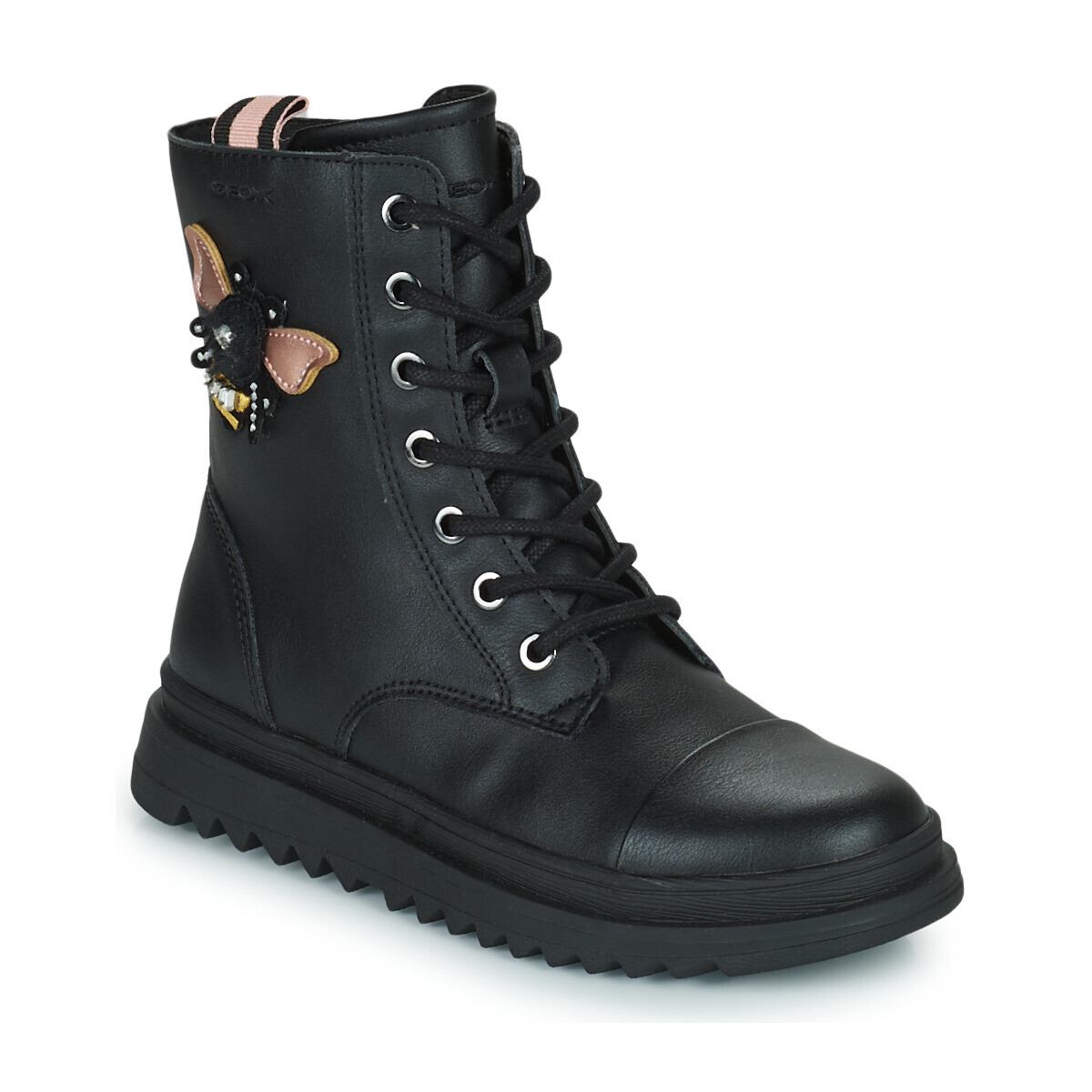 Geox  J GILLYJAW GIRL A  Černá