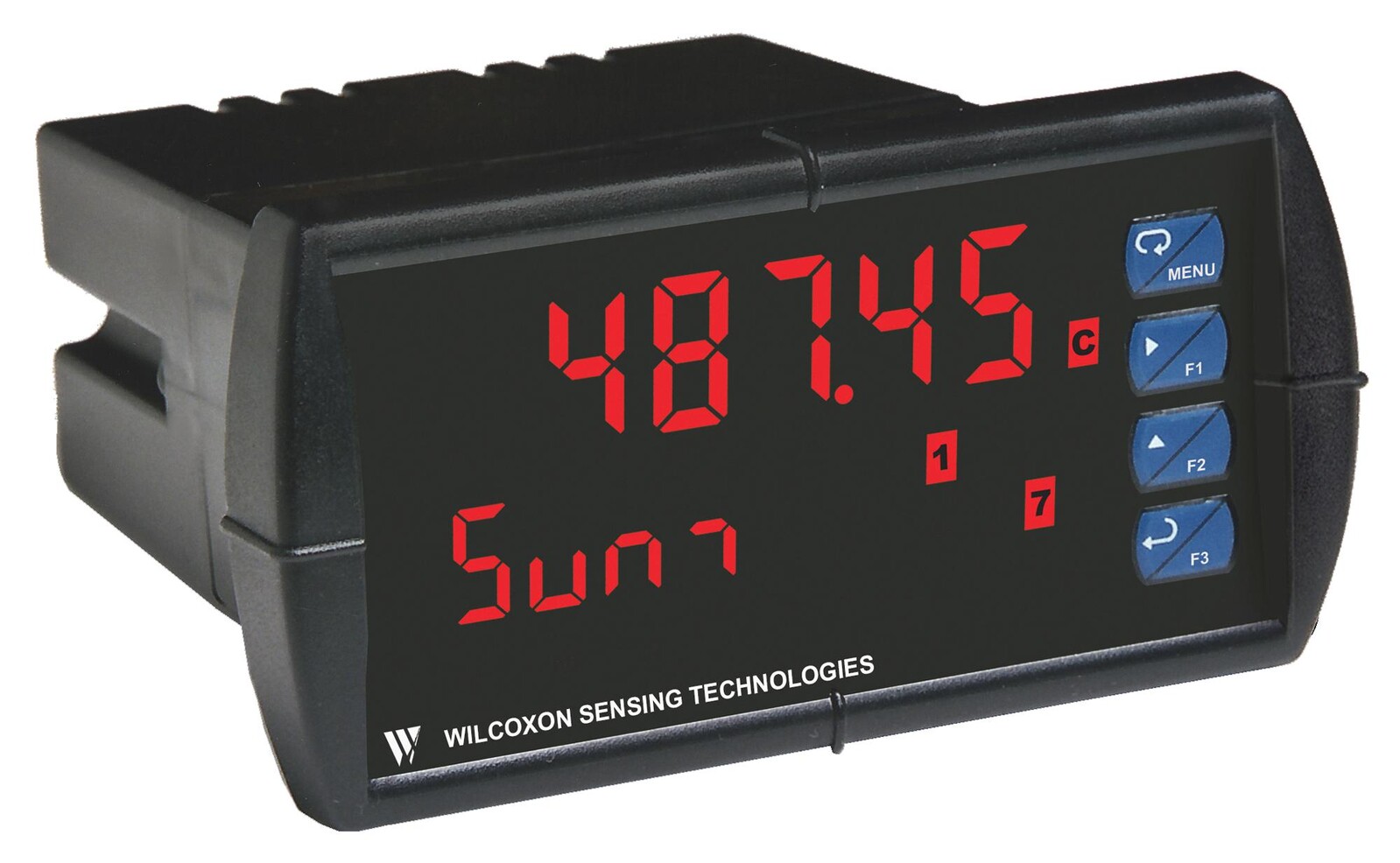 Amphenol Wilcoxon Pcd200-24-B-4R-100. Panel Meter, Process, 6-Digit, 24Vdc